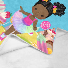 Load image into Gallery viewer, Candy Girl Afro Puff Blanket