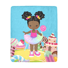 Load image into Gallery viewer, Candy Girl Afro Puff Blanket