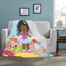 Load image into Gallery viewer, Candy Girl Braided Blanket