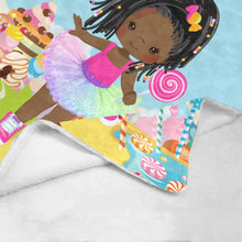 Load image into Gallery viewer, Candy Girl Braided Blanket