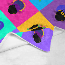 Load image into Gallery viewer, Color Block Girls Blanket