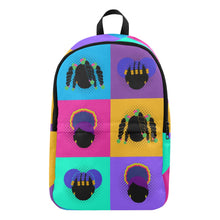 Load image into Gallery viewer, Color Block Girls Backpack