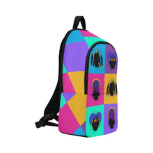 Load image into Gallery viewer, Color Block Girls Backpack