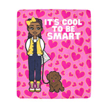 Load image into Gallery viewer, Cool To Be Smart Blanket (Pink)