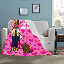 Load image into Gallery viewer, Cool To Be Smart Blanket (Pink)