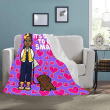 Load image into Gallery viewer, Cool To Be Smart Blanket (Purple)