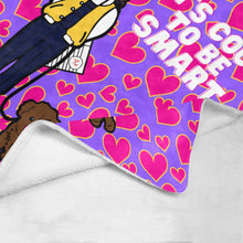 Load image into Gallery viewer, Cool To Be Smart Blanket (Purple)