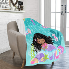 Load image into Gallery viewer, Curly Mermaid Blanket