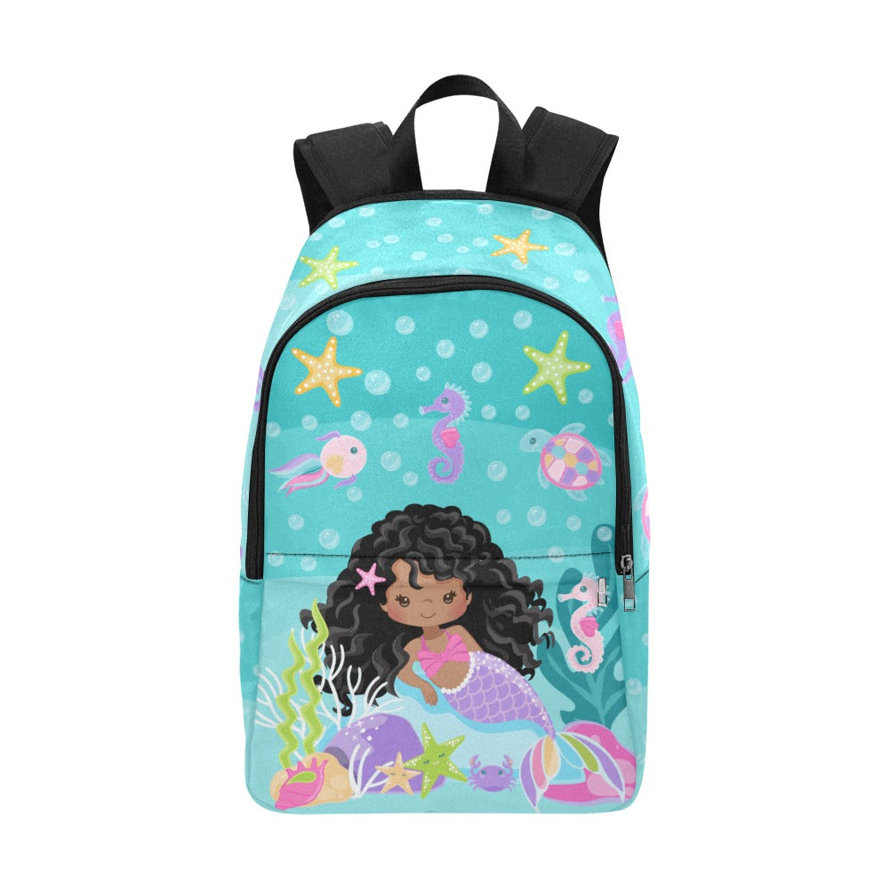 Curly Mermaid Backpack