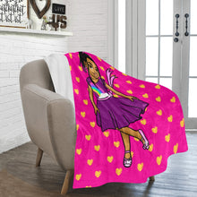 Load image into Gallery viewer, Girls Rule The World Blanket (Pink)