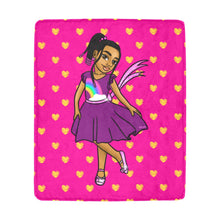 Load image into Gallery viewer, Girls Rule The World Blanket (Pink)