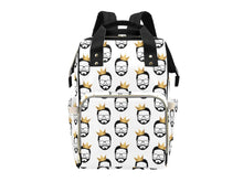 Load image into Gallery viewer, King Dad Diaper Bag (White)
