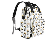 Load image into Gallery viewer, King Dad Diaper Bag (White)