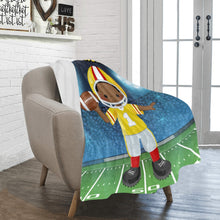 Load image into Gallery viewer, MVP Football Boy Personalized Blanket