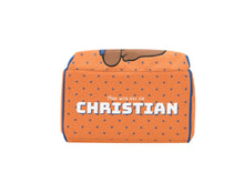Load image into Gallery viewer, Orange and Blue Baby Boy Diaper Bag