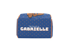 Load image into Gallery viewer, Blue and Orange Baby Girl Diaper Bag