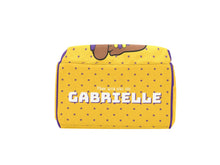 Load image into Gallery viewer, Gold and Purple Baby Girl Diaper Bag