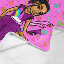 Load image into Gallery viewer, Pretty Girl Hearts Blanket