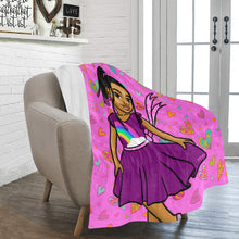 Load image into Gallery viewer, Pretty Girl Hearts Blanket