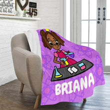 Load image into Gallery viewer, STEM Princess Personalized Blanket