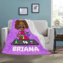 Load image into Gallery viewer, STEM Princess Personalized Blanket