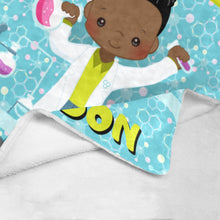 Load image into Gallery viewer, Science Guy Personalized Blanket