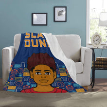 Load image into Gallery viewer, Slam Dunk Bball Boy Blanket
