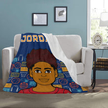 Load image into Gallery viewer, Slam Dunk BBall Boy Personalized Blanket