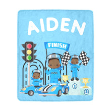 Load image into Gallery viewer, Speed Racer Boy Personalized Blanket