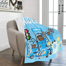 Load image into Gallery viewer, Speed Racer Boy Personalized Blanket