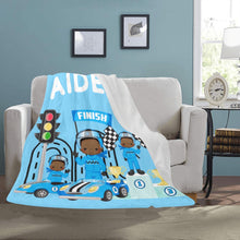 Load image into Gallery viewer, Speed Racer Boy Personalized Blanket