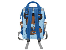 Load image into Gallery viewer, Hues of Blue Baby Girl Diaper Bag