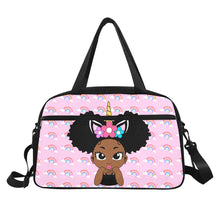 Load image into Gallery viewer, Unicorn Rainbow Puff Girl On-The-Go Bag