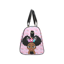 Load image into Gallery viewer, Unicorn Rainbow Puff Girl Travel Bag