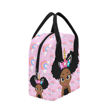 Load image into Gallery viewer, Unicorn Rainbow Puff Girl Lunch Bag