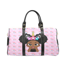 Load image into Gallery viewer, Unicorn Rainbow Puff Girl Travel Bag
