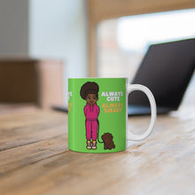 Load image into Gallery viewer, Always Cute Always Smart 11oz Ceramic Mug (Lime)