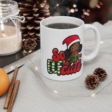 Load image into Gallery viewer, So Elfin Cute Black Girl Christmas Mug