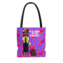 Load image into Gallery viewer, Cool To Be Smart Tote Bag (Purple)