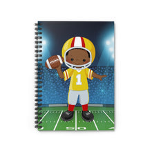 Load image into Gallery viewer, MVP Football Boy Spiral Notebook