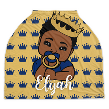 Load image into Gallery viewer, Royal Crown Baby Personalized Car Seat Cover