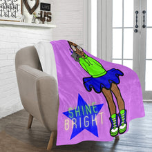 Load image into Gallery viewer, Shine Bright Blanket (Purple)