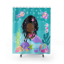Load image into Gallery viewer, Braided Mermaid Shower Curtain