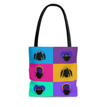 Load image into Gallery viewer, Color Block Girls Tote Bag