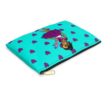 Load image into Gallery viewer, Girls Rule the World Accessory Pouch (Blue)