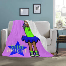 Load image into Gallery viewer, Shine Bright Blanket (Purple)
