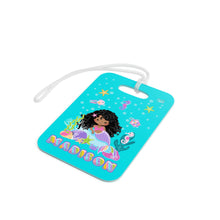 Load image into Gallery viewer, Curly Mermaid Personalized Luggage Tag