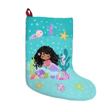 Load image into Gallery viewer, Curly Mermaid Christmas Stocking