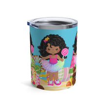 Load image into Gallery viewer, Candy Girl Curly 10oz Tumbler