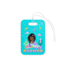 Load image into Gallery viewer, Braided Mermaid Personalized Luggage Tag